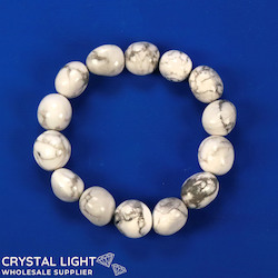 Tumble Bead Bracelets: Howlite Tumble Bracelet