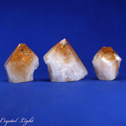 Natural Points: Citrine Cut Base Natural Point