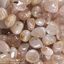 Tumbles by Weight: Golden Rutilated Quartz Tumble