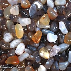 Tumbles by Weight: Agate Brazil Tumble 15-25mm