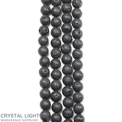 8mm Bead: Lava Beads 8mm