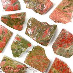 Slabs: Unakite Slabs/250g