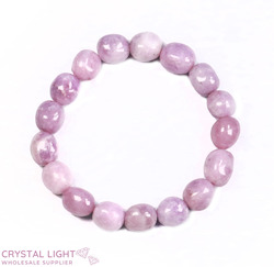 Tumble Bead Bracelets: Lepidolite Tumble Bracelet