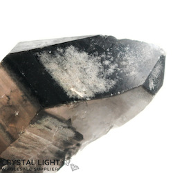 Natural Points: Chlorite Included Smokey Quartz Point