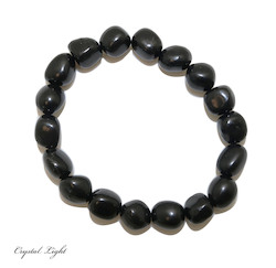 Tumble Bead Bracelets: Shungite Tumble Bracelet