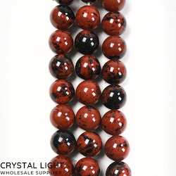 10mm Bead: Mahogany Obsidian 10mm Beads