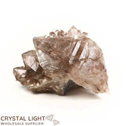 Elestial: Smokey quartz Elestial Cluster