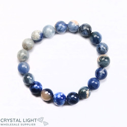 10mm Round Bead Bracelets: Sodalite Bracelet 10mm