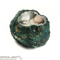 Crystal Specimens: Apophyllite Geode Specimen