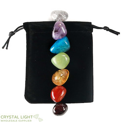 Chakra Sets: Chakra Tumble & Pouch Set