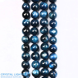 8mm Bead: Blue Kyanite Beads 8mm