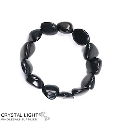 Tumble Bead Bracelets: Shungite Nugget Bracelet