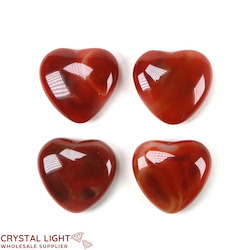 Hearts: Orange Agate Heart