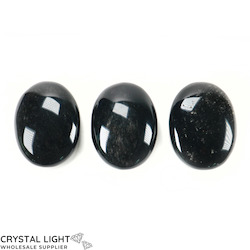 Soapstones & Palmstones by Quantity: Silversheen Obsidian Soapstone