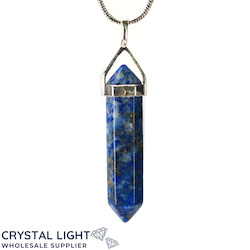 Terminated Pendant: Lapis Lazuli DT Pendant Sterling Silver