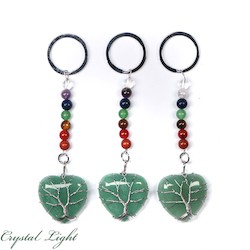 Keychains: Green Aventurine Chakra Keychain