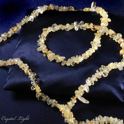 Chip Beads: Lemon Quartz Chip Beads