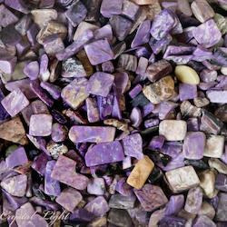 Chips: Charoite Large Chip/ 100g