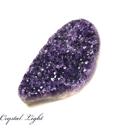 Single Druse Pieces: Amethyst Polished Druse