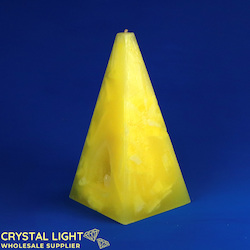 Crystal Candles: Lemon Quartz Candle Medium