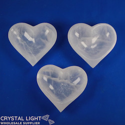 Selenite: Selenite Heart Bowl (10cm)