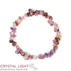 Chip Bead Bracelets: Amethyst Chip Bracelet