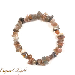 Chip Bead Bracelets: Moonstone Chip Bracelet