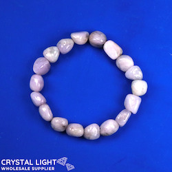 Tumble Bead Bracelets: Kunzite Tumble Bracelet