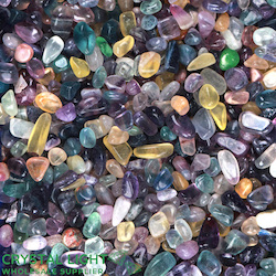 Chips: Rainbow Fluorite Chip/ 250g