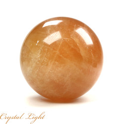 Spheres: Honey Calcite Sphere /78mm