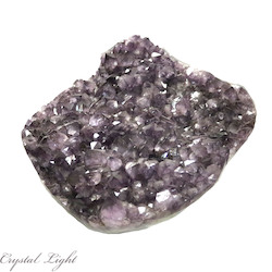 Single Druse Pieces: Amethyst Polished Druse