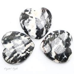 Hearts: Zebra Jasper Heart