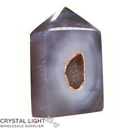 Single Point Listings: Agate Druse Polished Point