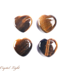 Hearts: Tiger's Eye Heart