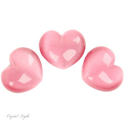 Hearts: Pink Cat's Eye Heart