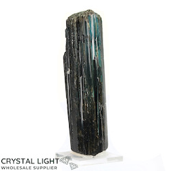 Large Crystal Specimens: Dark Green Tourmaline Specimen