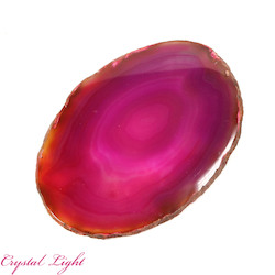 Slices: Pink Agate Slice Large (Single)