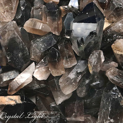 Rough by Weight: Smokey Quartz Rough Points/ 1kg