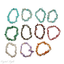 Chip Bead Bracelets: Mixed Chip Bracelets x10