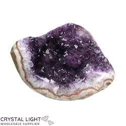 Single Druse Pieces: Amethyst Polished Druse