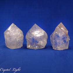 Cut Base Points: Clear Quartz Cut Base Point