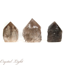 Cut Base Points: Smokey Quartz Cut Base Point