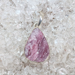 Sterling Silver Pendants: Pink Tourmaline Pendant