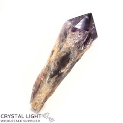 Natural Points: Amethyst Semi Polished Wand