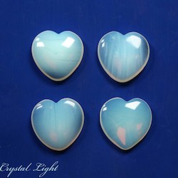 Hearts: Opalite Small Flat Heart
