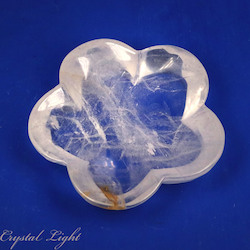 Bowls, Plates & Dishes: Clear Quartz Flower Dish