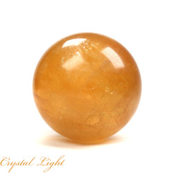 Spheres: Honey Calcite Sphere/ 72mm