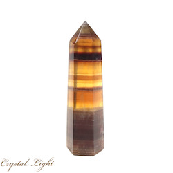 Single Point Listings: Yellow Banded Fluorite Point